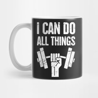 I Can Do All Things – Christian Workout Mug